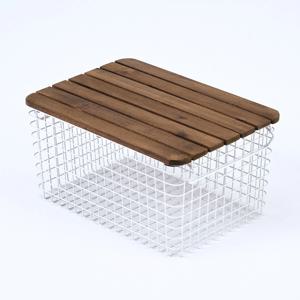 아카시아 와이어 바스켓용 상판