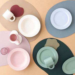 [해외] 스플래터 스톤웨어 딥플레이트 접시 파스타볼 L