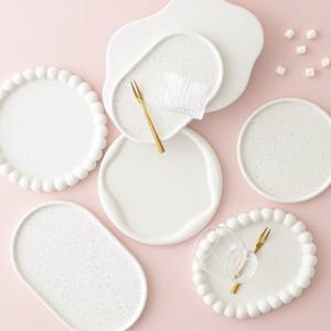 [해외] 플럼프 스톤웨어 플레이트 접시 S