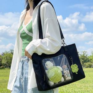 이타백 덕질가방 보부상 크로스백 나일론가방 포카 키링