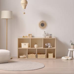 리틀도리 1200 오픈 다용도 수납 책장 E0 수납장 낮은2단책장 책꽂이