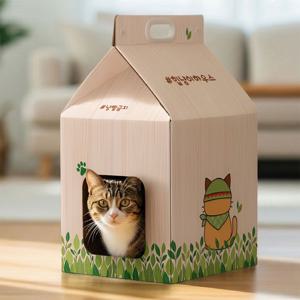 고양이 스크래쳐 숨숨집 박스집 냥이 하우스 종이집