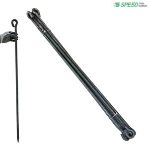 국산 고리 쇠말뚝 1M 16mm 10개 단조 철근 말뚝 캠핑 텐트팩 화단 경계 지지대