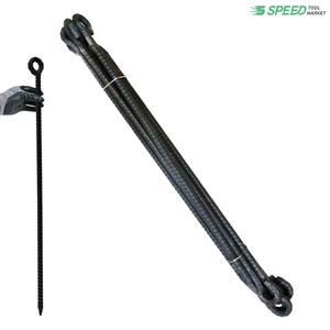 국산 고리 쇠말뚝 80cm 16mm 10개 단조 철근 말뚝 텐트팩 캠핑 화단 지지대