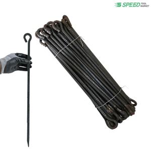 국산 고리 쇠말뚝 50cm 10mm 50개 단조 철근 말뚝 텐트팩 주차장 라인