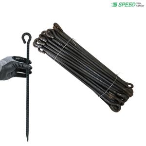 국산 고리 쇠말뚝 40cm 10mm 50개 텐트팩 대장간 단조 말뚝 주차장 라인