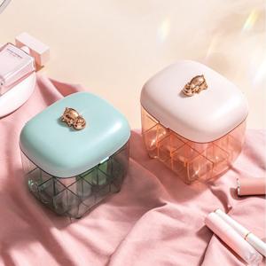 골드애니멀 포인트 립스틱 보관함 블루