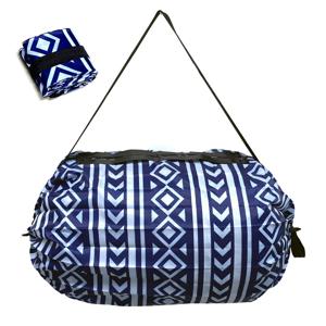 아코디언 휴대용 쇼핑백 접이식 장바구니 대형 요술 시장가방 포켓