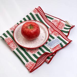 마켓 키친크로스 양면 4중 거즈 행주 4color (45x45cm)