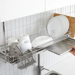 견고하고 오래 사용 할 수 있는 올스텐 부착식 304 식기건조대
