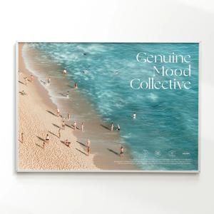 바다 물결 여행 인테리어 디자인 포스터 G.M.C 3size