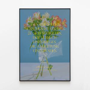 디자인 미드센추리 모던 전시 아트 포스터 One's Own way 3size