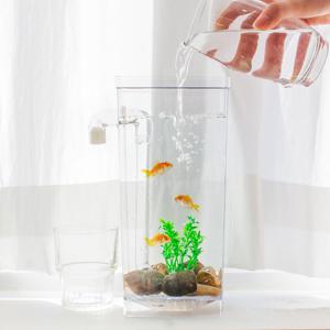 자동청소 미니 물멍 물고기 키우기 어항 수조 세트 LUAZ-FS1