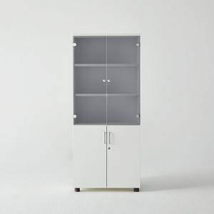 퍼스 E0 5단 유리장 사무실 책장 사무용 수납장 서재 서류 책장