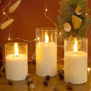 LED 움직이는 촛불 건전지 전자 양초 캔들 무드등 초 불멍 프로포즈