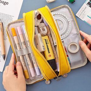 대용량 필통 펜케이스 중학생 고등학생 대학생 펜슬 파우치