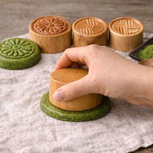 국산 원목 개반 떡도장 ( 전통체험 떡틀 다식판 떡만들기 문양도장 베이킹도구 모양틀 )