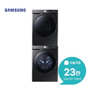 [렌탈] AI 세탁기 25kg+건조기 21kg+상단 설치 키트 WF25DG8250BV2T