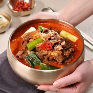 소고기가 듬뿍 얼큰 대파육개장 400gx3팩 외 국탕류 골라담기