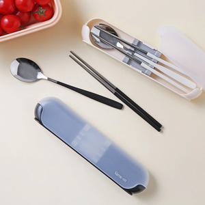 바네 온 휴대용 도시락 수저통 5color 무소음 수저세트 케이스 성인 어린이