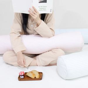 코튼캔디 먼지없는 원형 롱쿠션 바디필로우 3colors