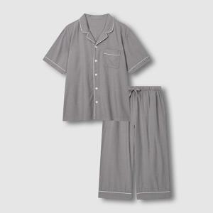 남 코튼 레이온 시어서커 7부 파자마 세트 (4 sizes)(5 colors)