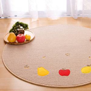 비진 큐티 과일 빅 원형 러그