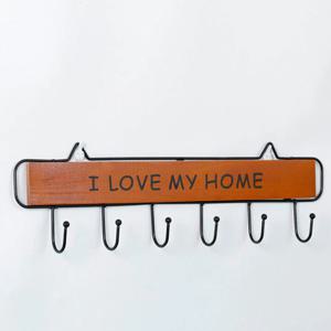 비진 러브홈 엔틱 우드 옷걸이 4칸