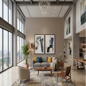 조디 퓨크스- Kabuki I,II 한정판 포스터 추상그림액자 카페 회의실 홈스타일링