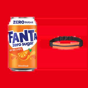환타 제로 오렌지 350ml CAN (24입) + 환타런닝벨트