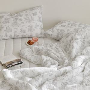 썸머로맨스 시어서커 여름차렵이불세트 SS/Q/K 6color