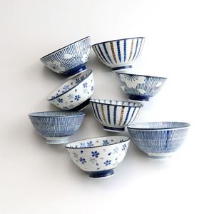 프리미엄 일본 도자기 밥 국그릇 공기4p 대접4p 총 8P