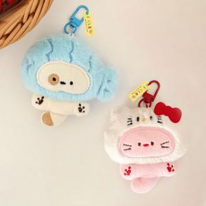 패셔닝 캣츠 인형 키링 블루고양이+화이트고양이 2종 세트