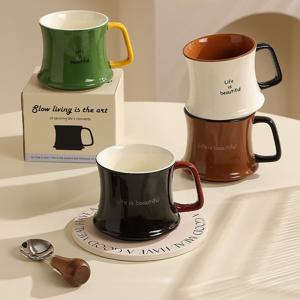 [해외] 빈티지 앤틱 세라믹 머그컵 홈카페 도자기컵 커피잔 라떼잔 4colors