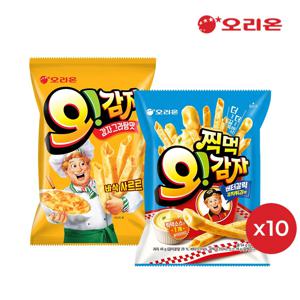 찍먹 오감자 버터갈릭감자튀김 64g 10개+오감자 그라탕 50g 10개