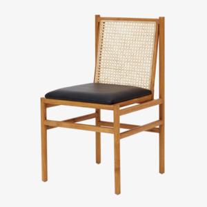 유니크 이국적 인테리어 라탄 등받이 원목 카페 의자 예쁜 빈티지 술집