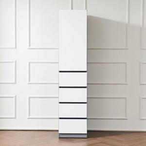 심플 인테리어 서랍 상부 도어 틈새 옷장 400 좁은 예쁜 주방 진열장 고급