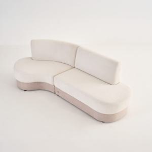 가닉 패브릭 리빙다이닝 코너형 벤치 소파(소형)