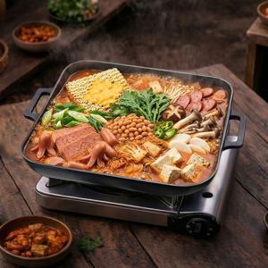 캠핑 그리들 대형 사각 그릴 34cm