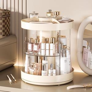 화장품정리함 정리대 수납함 정리 트롤리 파우치 트레이 트롤리 브러쉬꽂이 모듈 회전 대형