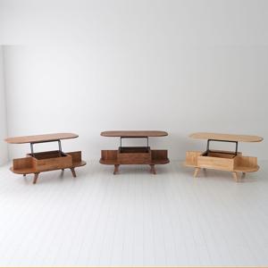 델리자 원목 리프트업 거실 소파 테이블 1000