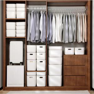 공간활용 옷장 수납 리빙박스 바구니 틈새 이불 옷 양말 장난감 정리함 정리 보관 수납함