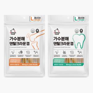 2개 set 올웨이즈케어 가수분해 덴탈크라운껌 L 16gx10개 유통기한 26.9.25