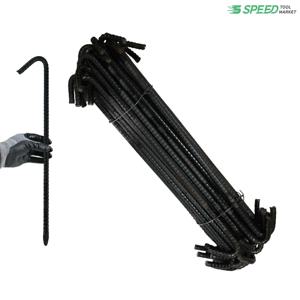 국산 ㄱ자 천막 말뚝 40cm 10mm 50개 철근 쇠말뚝 단조팩 캠핑 텐트팩