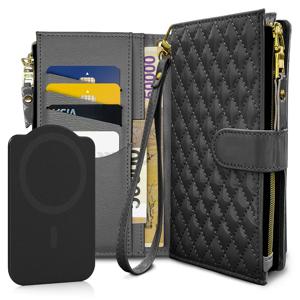 전기종 호환 타슈에 지퍼 다이어리 + 맥세이프 호환 플레이트 세트