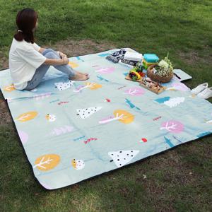 대형 방수 돗자리 피크닉매트 가방형 접이식 휴대용 캠핑매트 에어매트커버 세탁가능