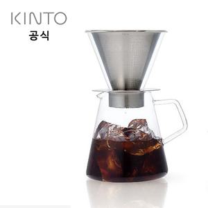 킨토 캐럿 커피 드리퍼 앤 포트-클리어