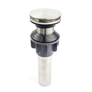 스텐 자동팝업(왕멍) / 유리볼 세면대 배수관 부속품 셀프교체