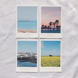 제주도 폴라로이드 여행 엽서 4장 1set