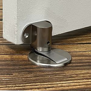 무타공 방문 자석 도어 스토퍼 소음 방지 바닥 고정